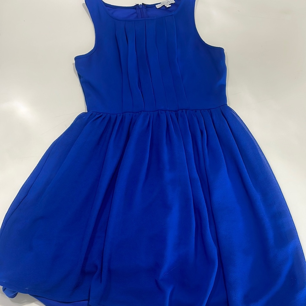 Royal blue cocktail dress